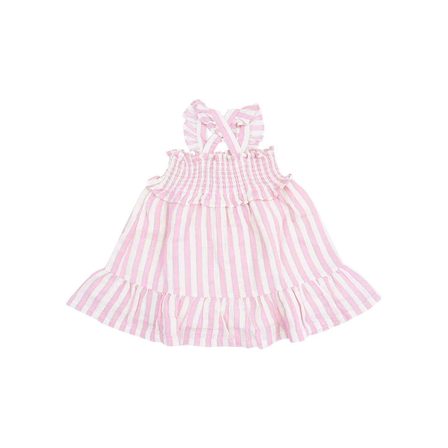 Smocked Ruffle Sundress - Candy Stripe