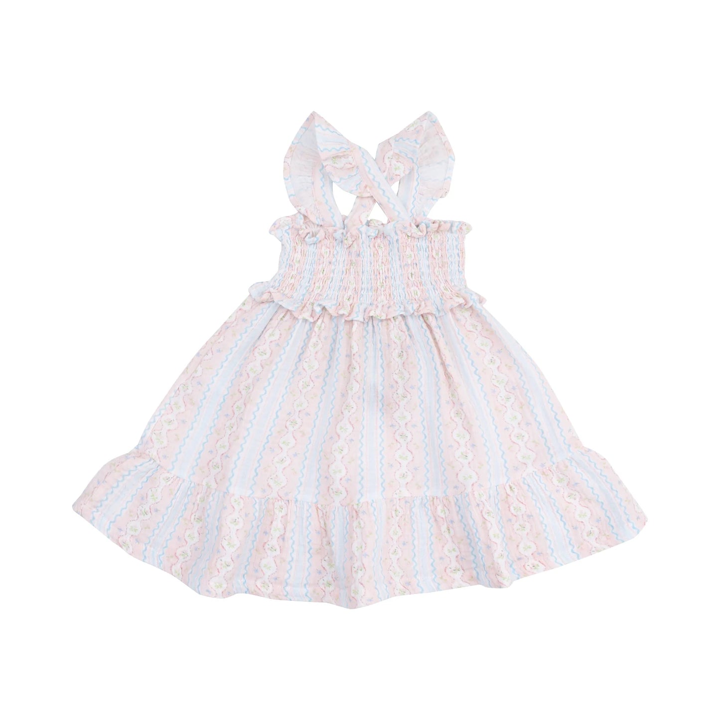 Smocked Ruffle Sundress - Floral