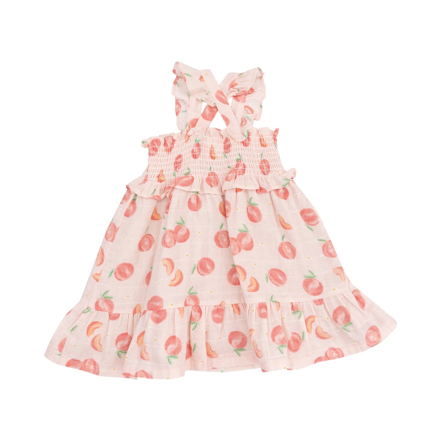 Smocked Ruffle Sundress - Sweet Peach