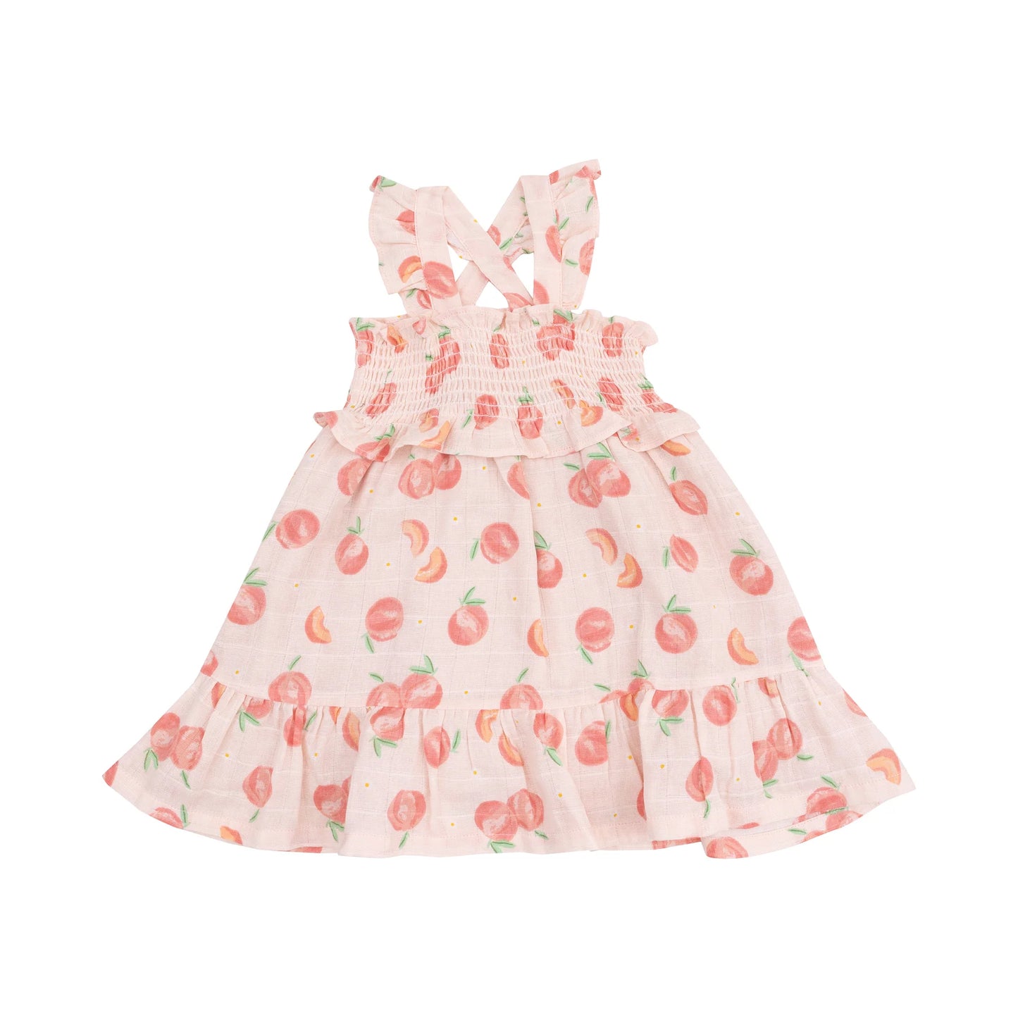 Smocked Ruffle Sundress - Sweet Peach