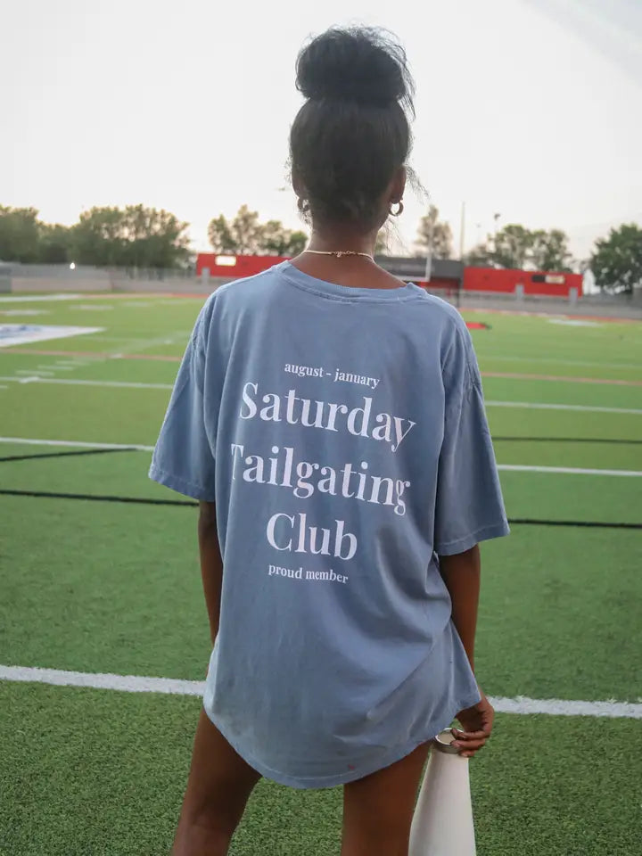 Saturday Tailgating Club Tee - Blue