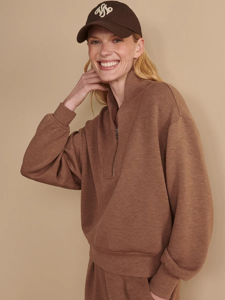 Varley - Davidson Sweat - Golden Bronze Marl