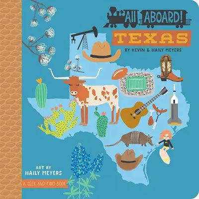 All Aboard Texas - A Seek + Find Book