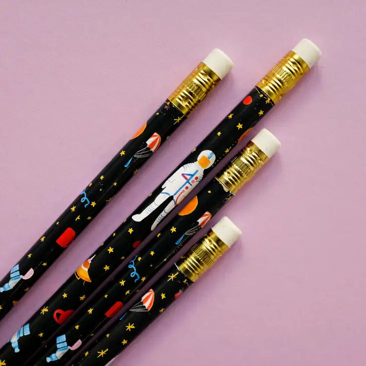 Space Pencils - Set of 4