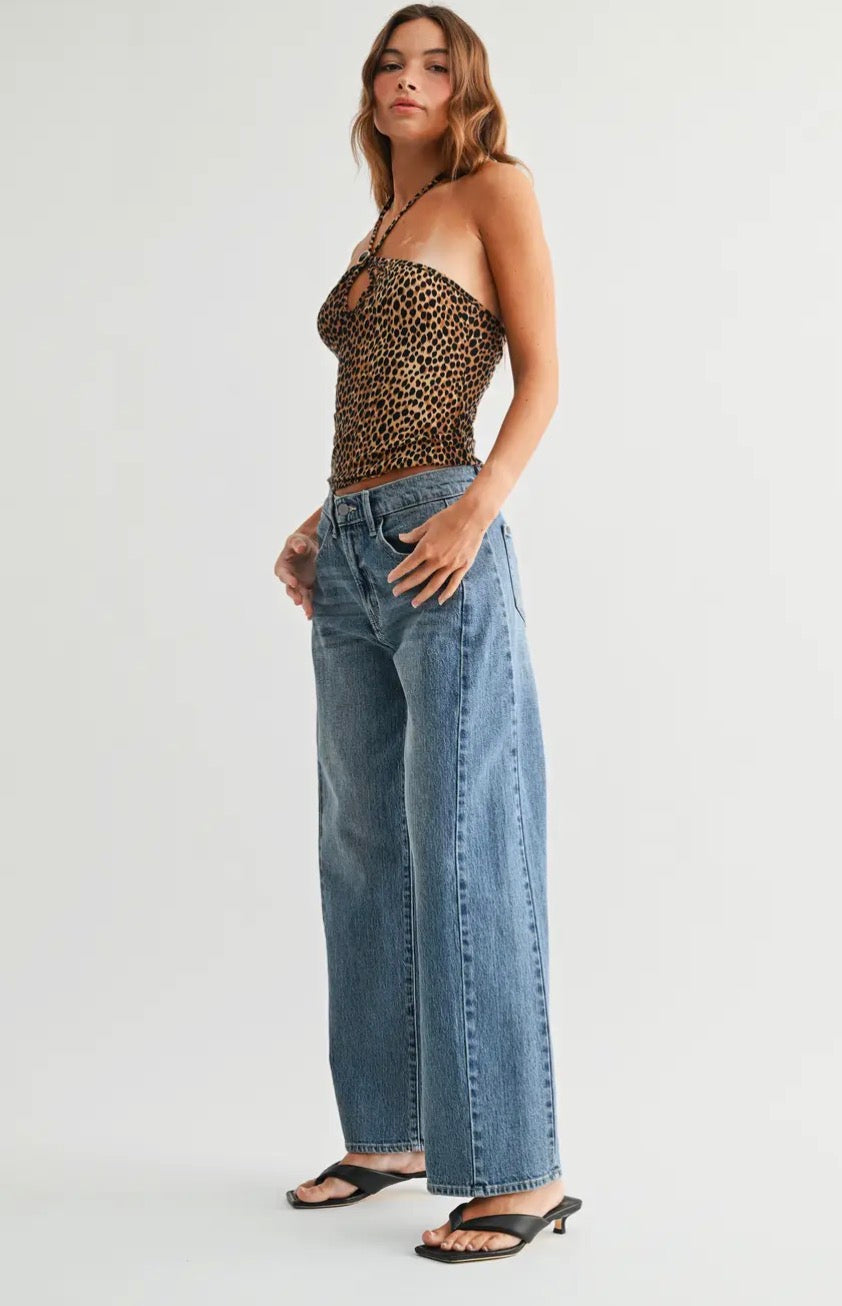 Stretch Slight Barrel Twist - Medium Denim