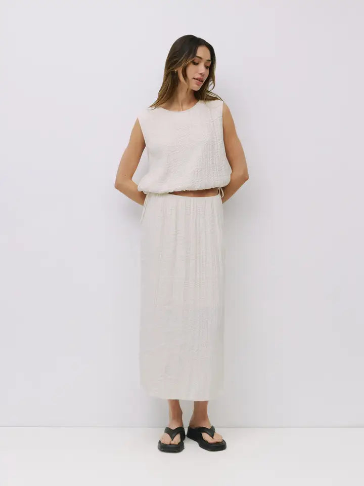 The Dunn Skirt - Cream