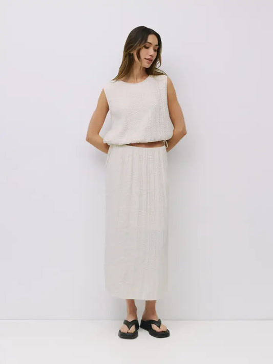 The Dunn Skirt - Cream