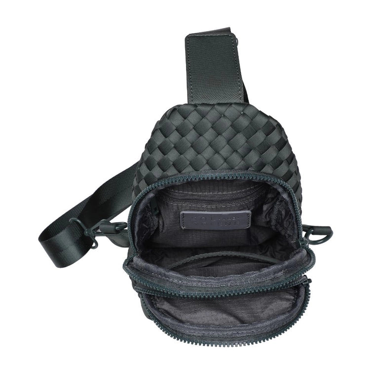 Beyond The Horizon - Woven Neoprene Sling Backpack - Olive