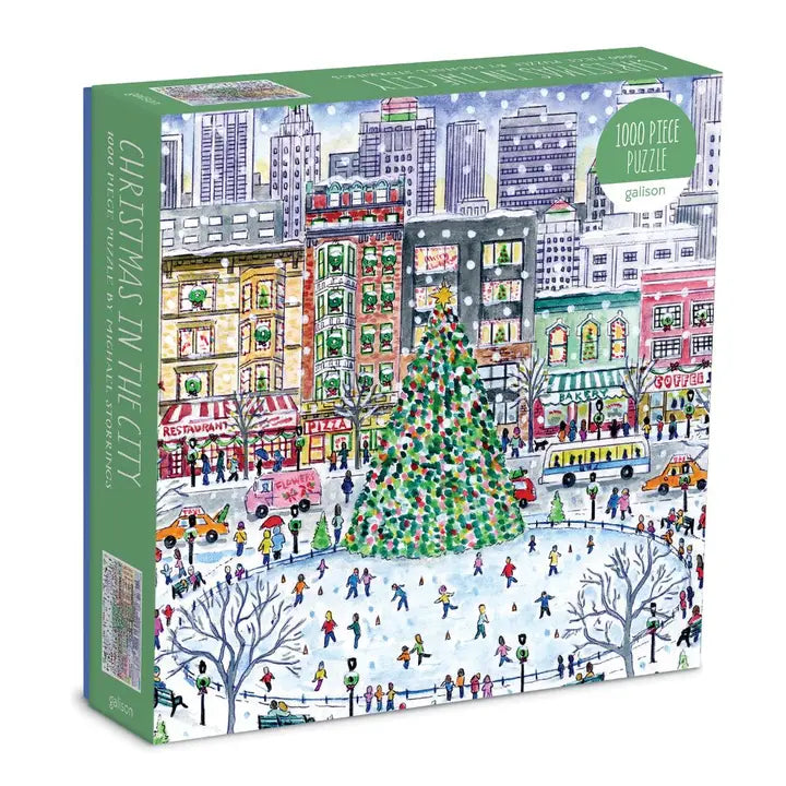 Michael Storrings - Christmas in the City - 1000 Piece Puzzle