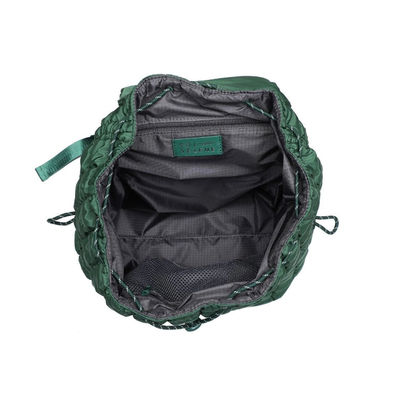 Vitality - Quilted Nylon Backpack - Emerald