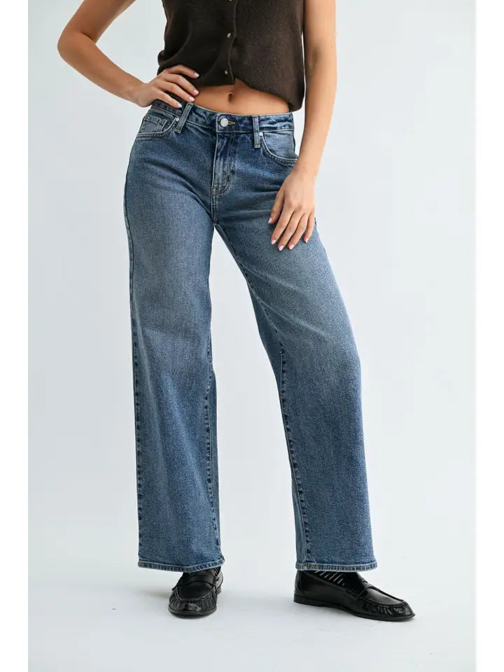 Collection Straight Jeans - Medium Denim