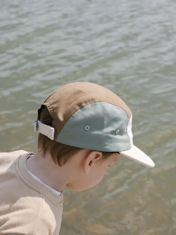 Kids Cotton Five-Panel Hat - Coastline