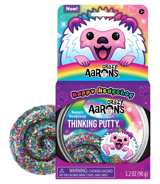 Crazy Aarons - Thinking Putty - Happy Hedgehog
