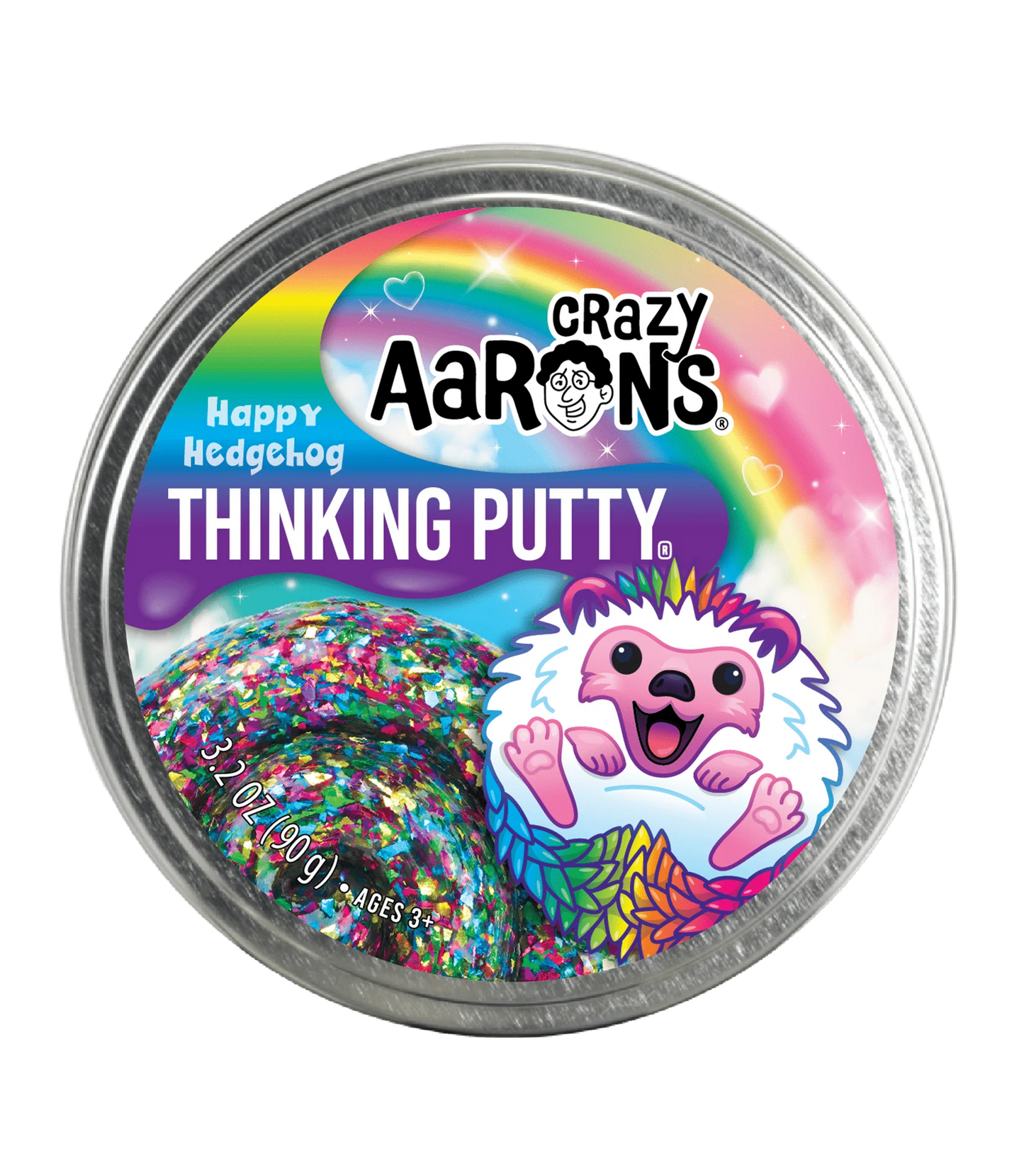 Crazy Aarons - Thinking Putty - Happy Hedgehog