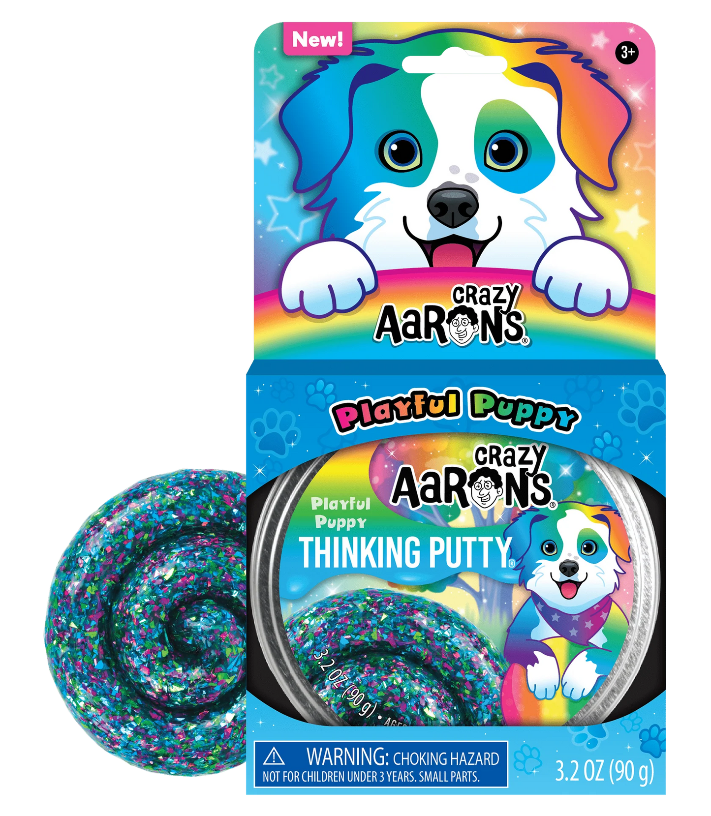 Crazy Aarons - Thinking Putty - Playful Puppy