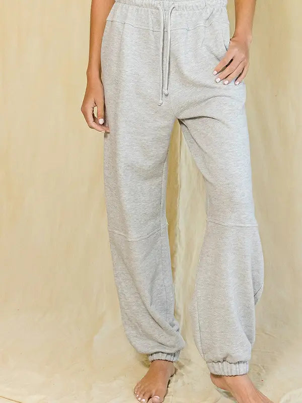 Cozy Jogger Sweatpant - Heathered Gray