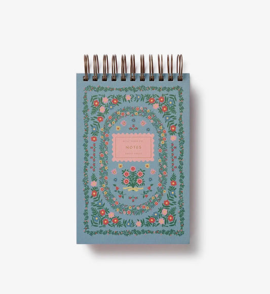 Rifle Paper Co. - Desktop Spiral Notepad - Rosette