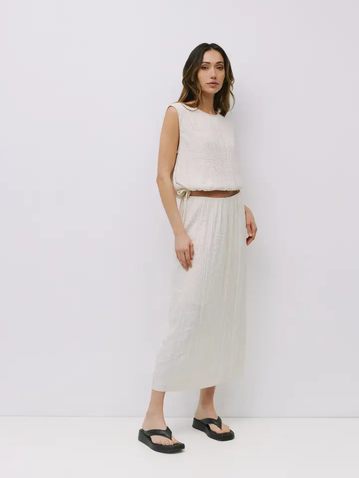 The Dunn Skirt - Cream