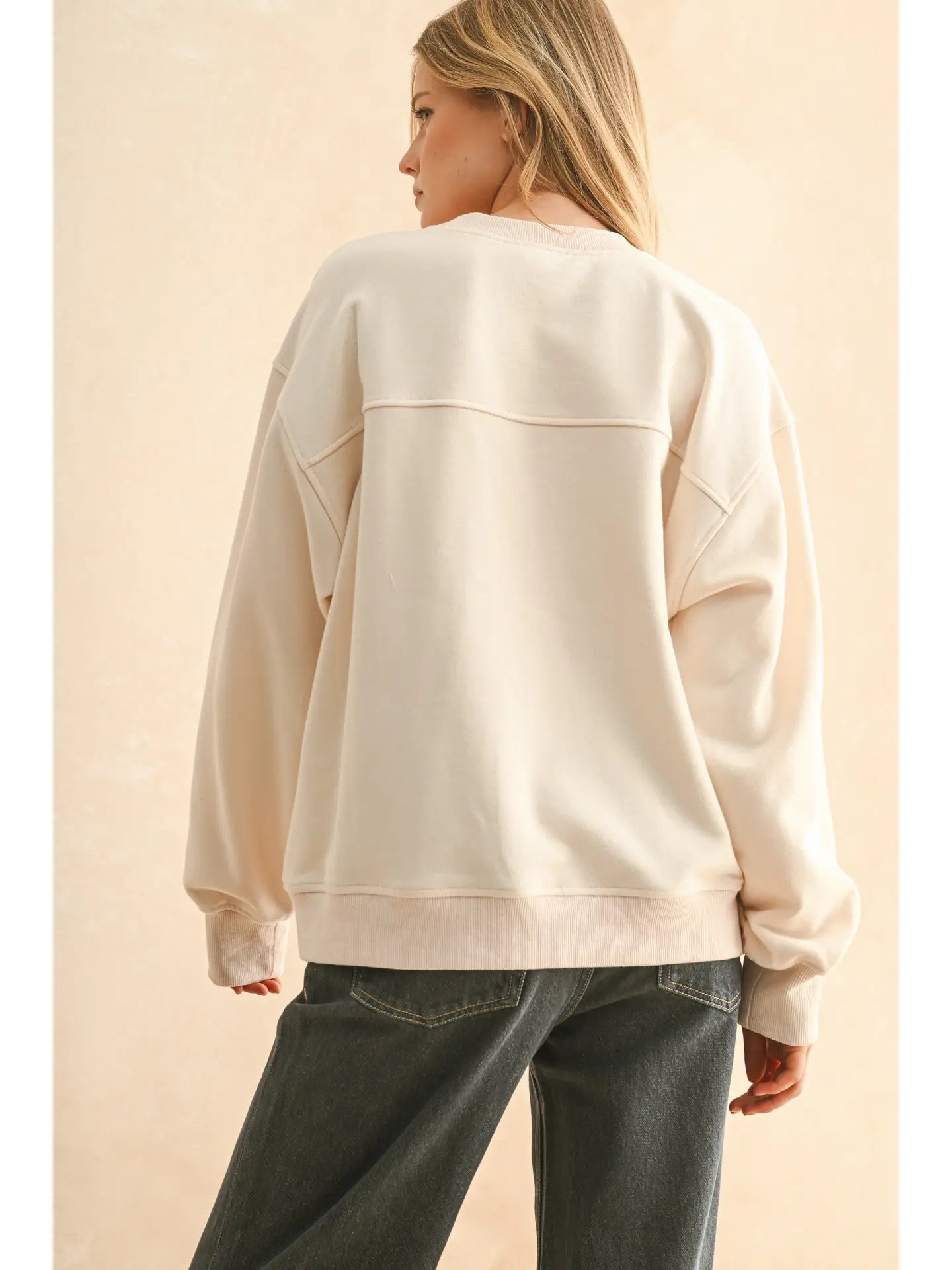 Paris Sweatshirt - Cream