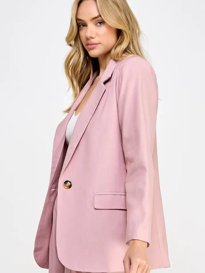 Oversize Blazer - Mauve