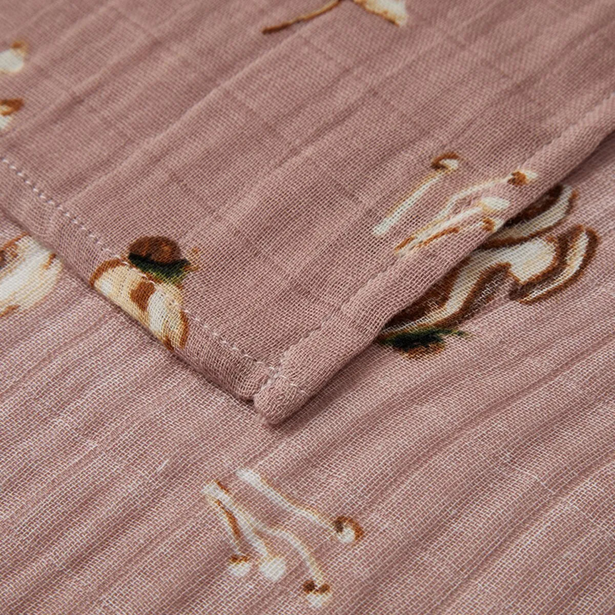 Milkbarn - Organic Swaddle - Mushroom