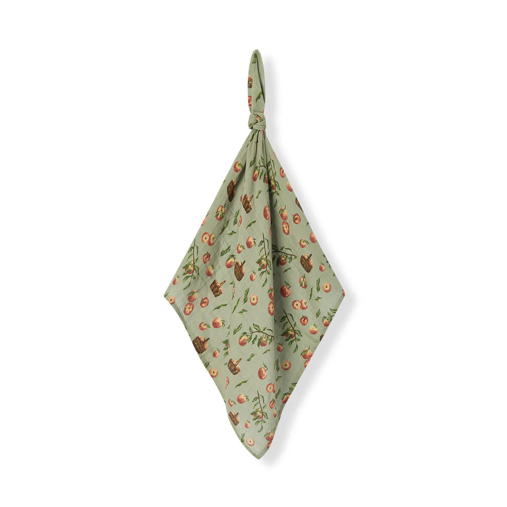 Milkbarn - Organic Muslin Burp Cloth Set - Apple Orchard