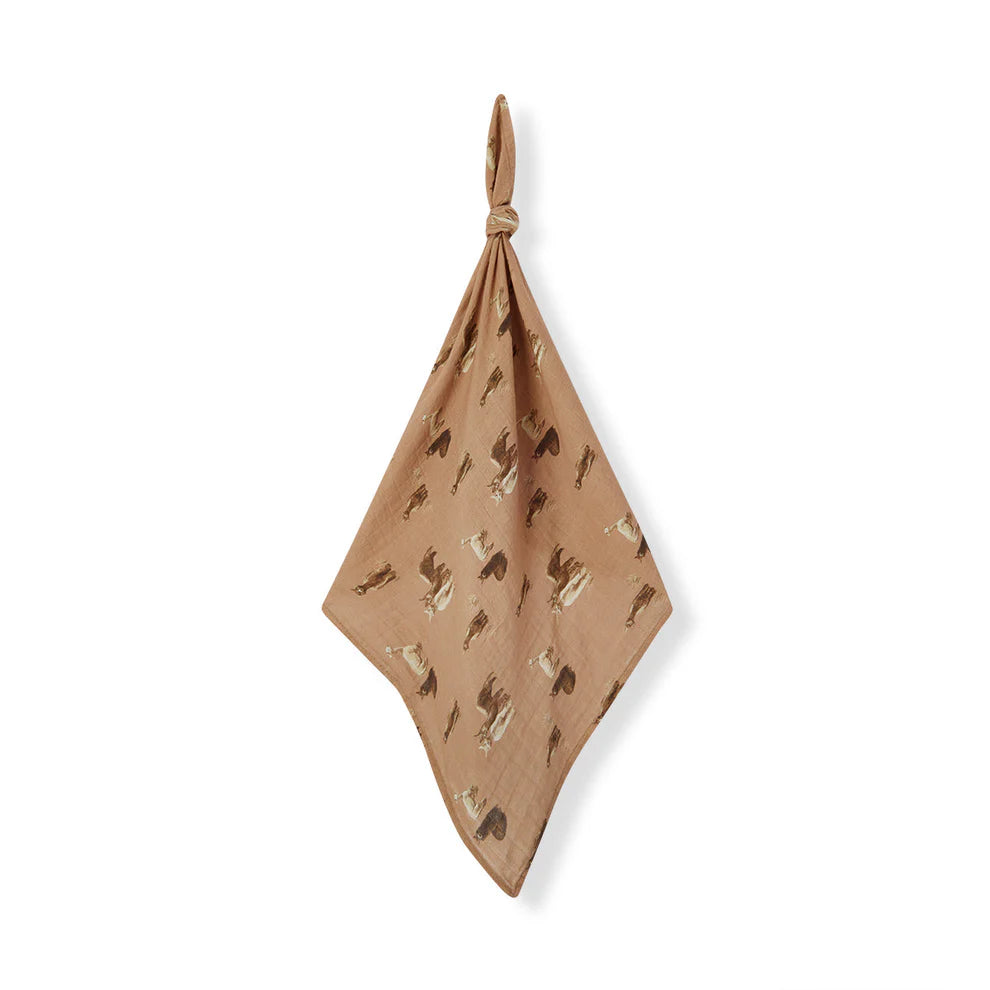 Milkbarn - Organic Muslin Burp Cloth Set - Alpaca