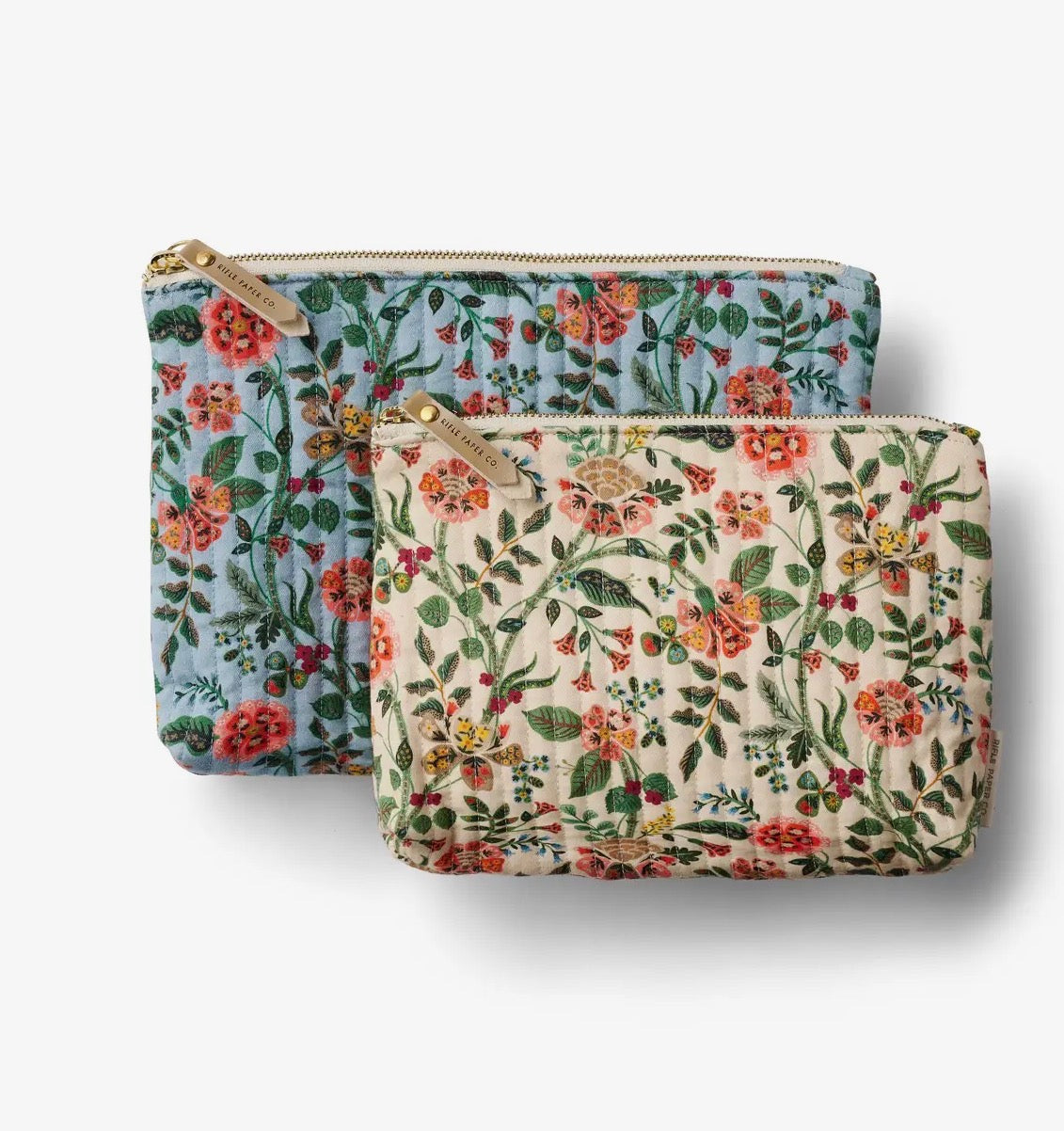 Rifle Paper Co. - Quilted Pouch Set - Gracie