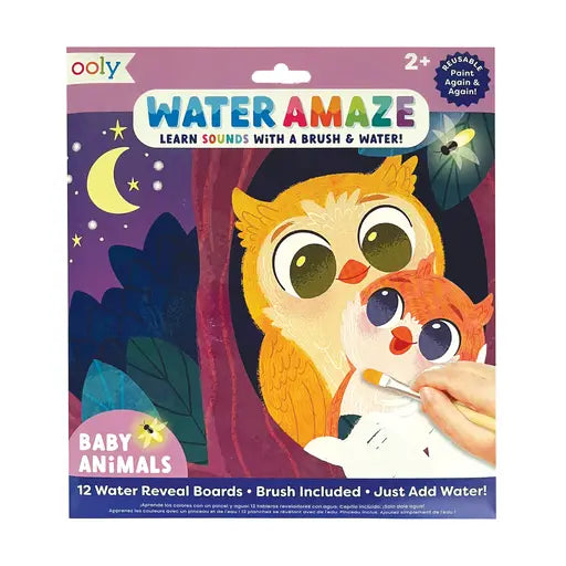 OOLY - Water Amaze Water Reveal Boards - Baby Animals