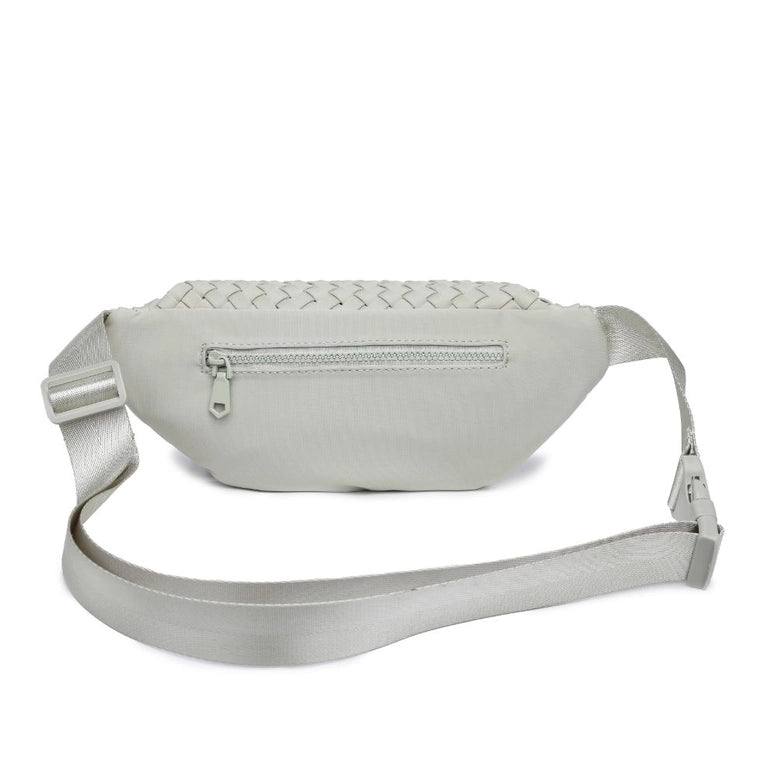 Sol and Selene: Aim High - Woven Neoprene Belt Bag - Sage