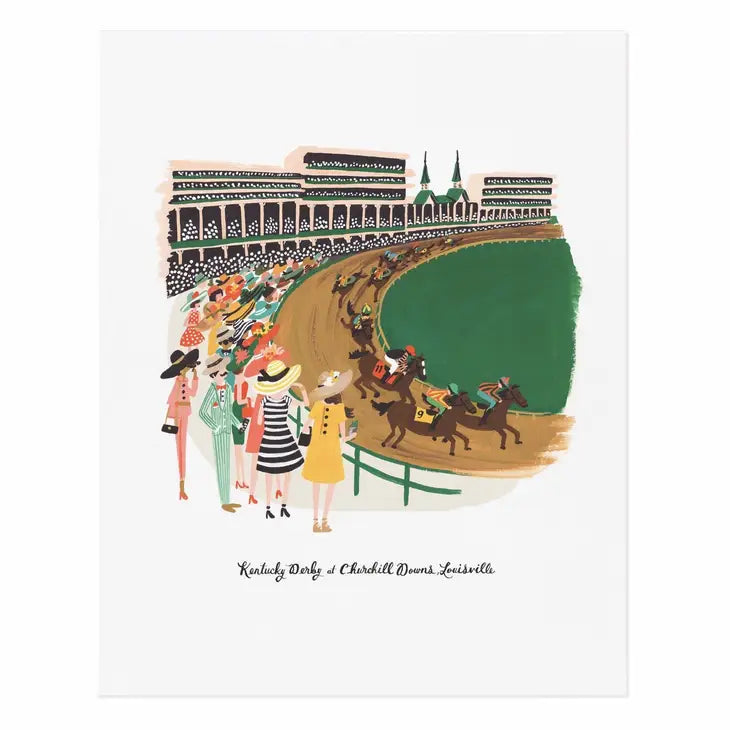 Rifle Paper Co. - Art Print - Kentucky Derby