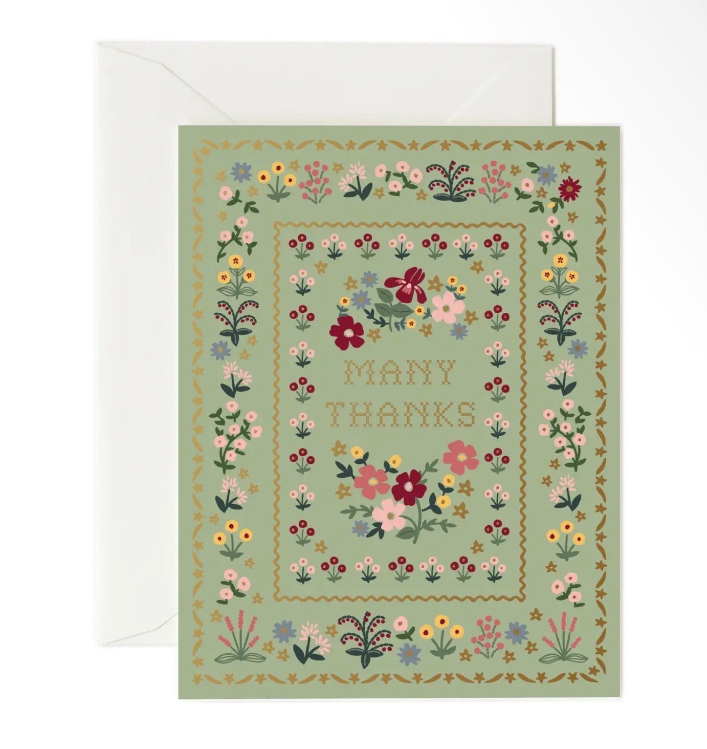 Rifle Paper Co. - Thank You Card - Moss