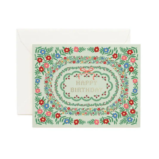 Rifle Paper Co. - Birthday Card - Rosette
