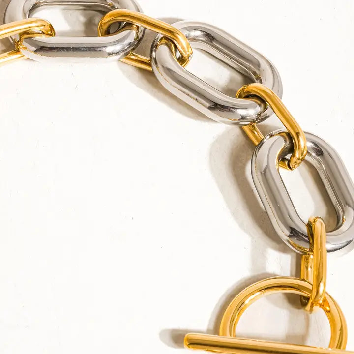 Lanni 18K Gold Non-Tarnish Multi Chain Bracelet