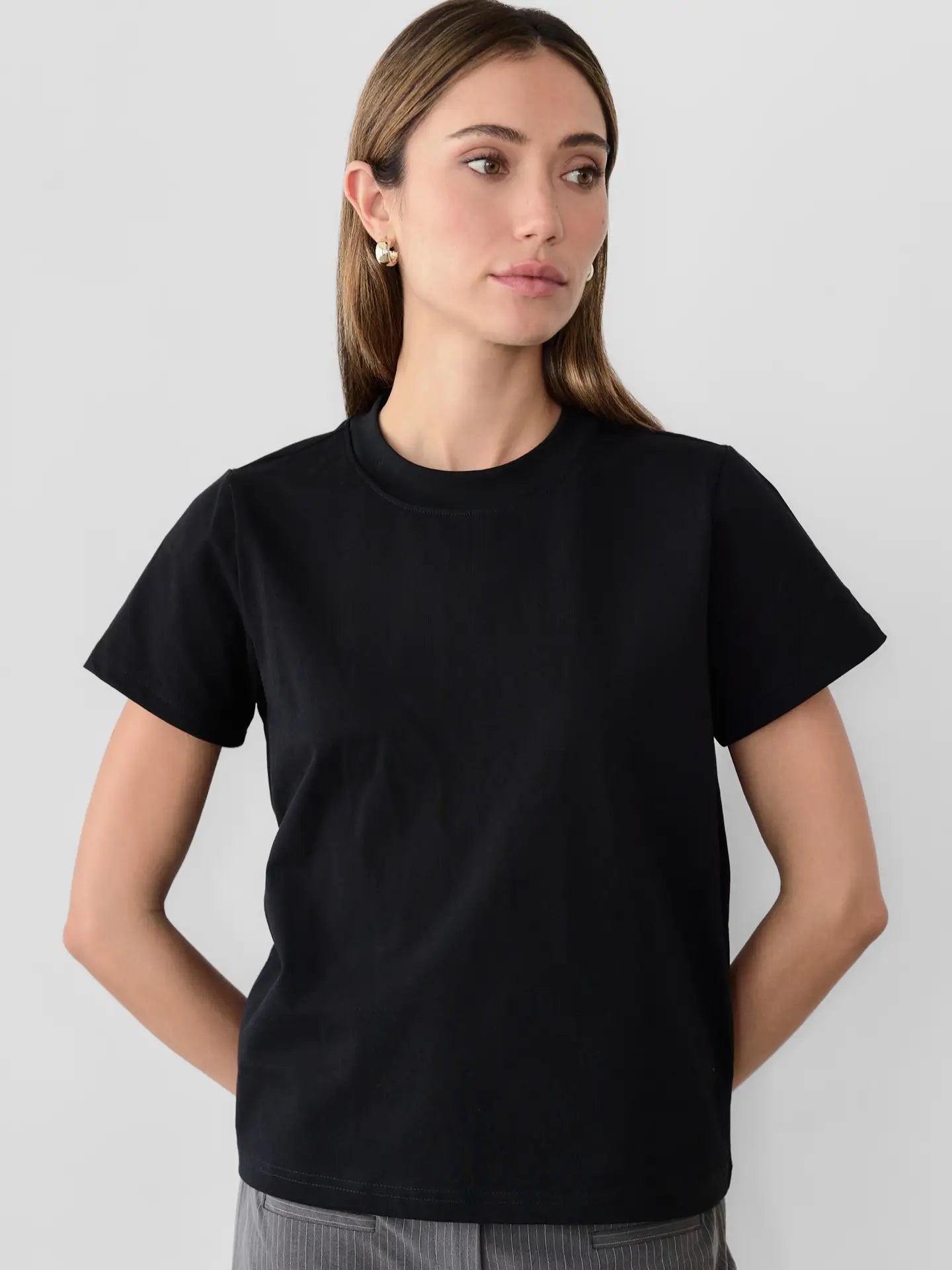 The Lanie Long Top - Black