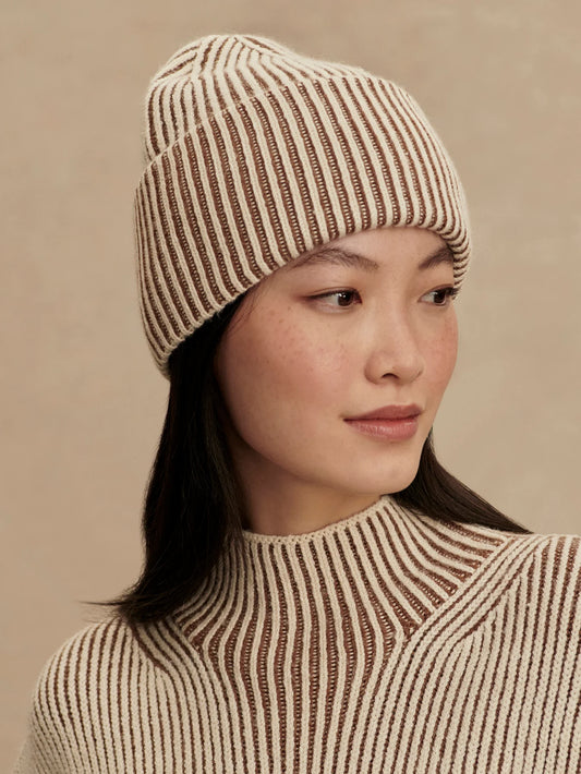 Varley - Dionne Plated Beanie - Cocoa Dust