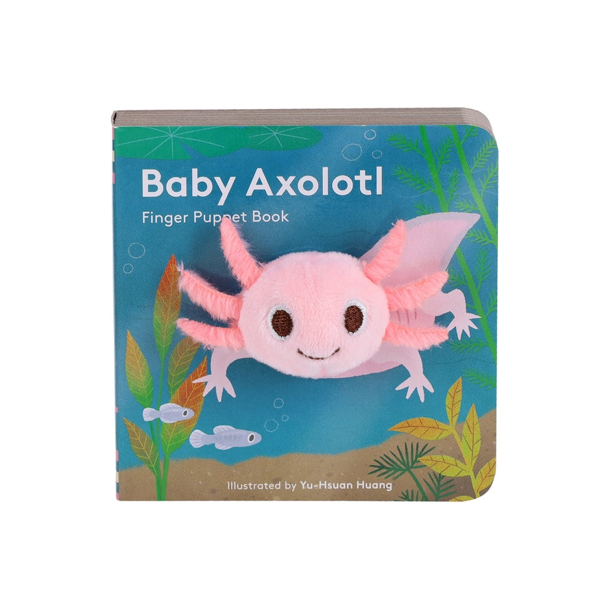 Baby Axolotl- Finger Puppet Book