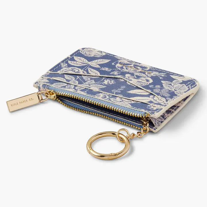 Rifle Paper Co. - Key Ring Card Case - English Rose