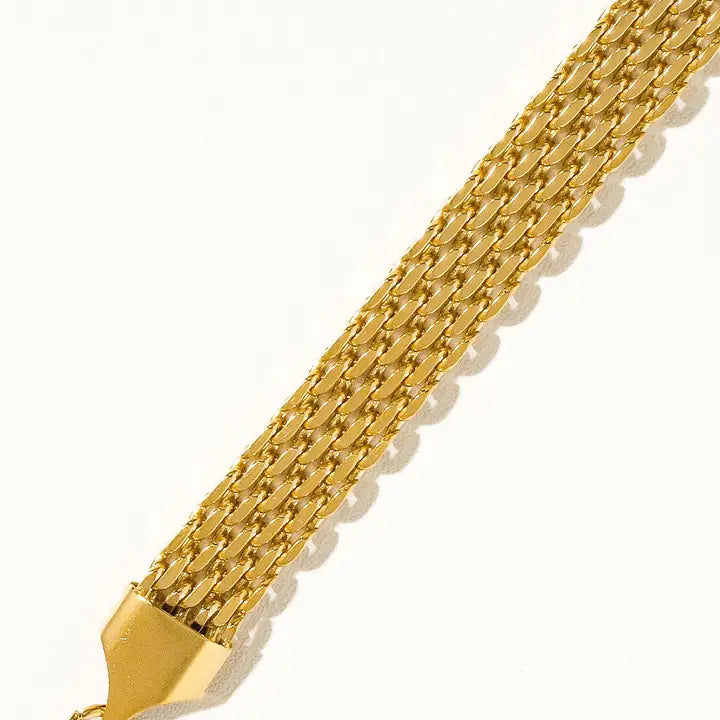 Caden 18K Gold Non-Tarnish Bold Chain Bracelet - Gold