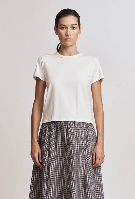 Essential Round Neck T-Shirt - Off White