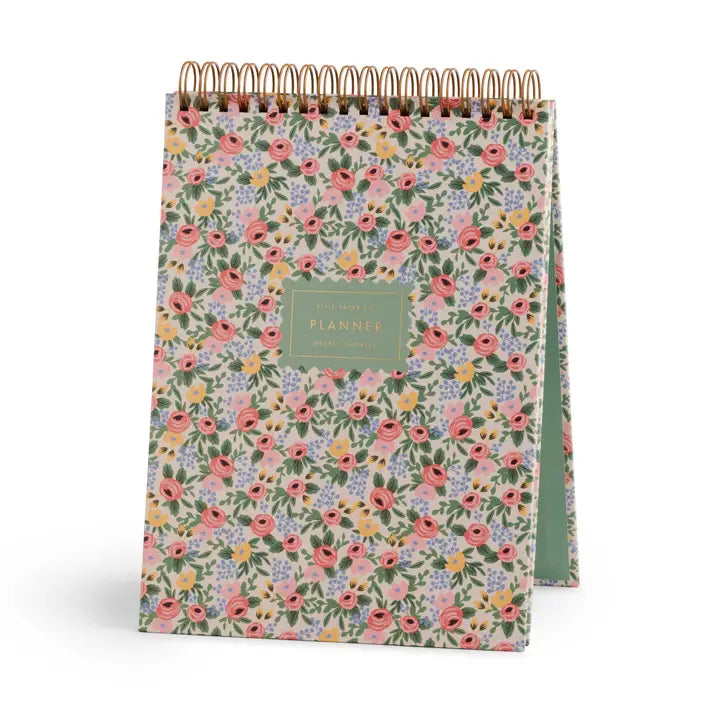 Rifle Paper Co. - Desktop Weekly Planner - Rosa