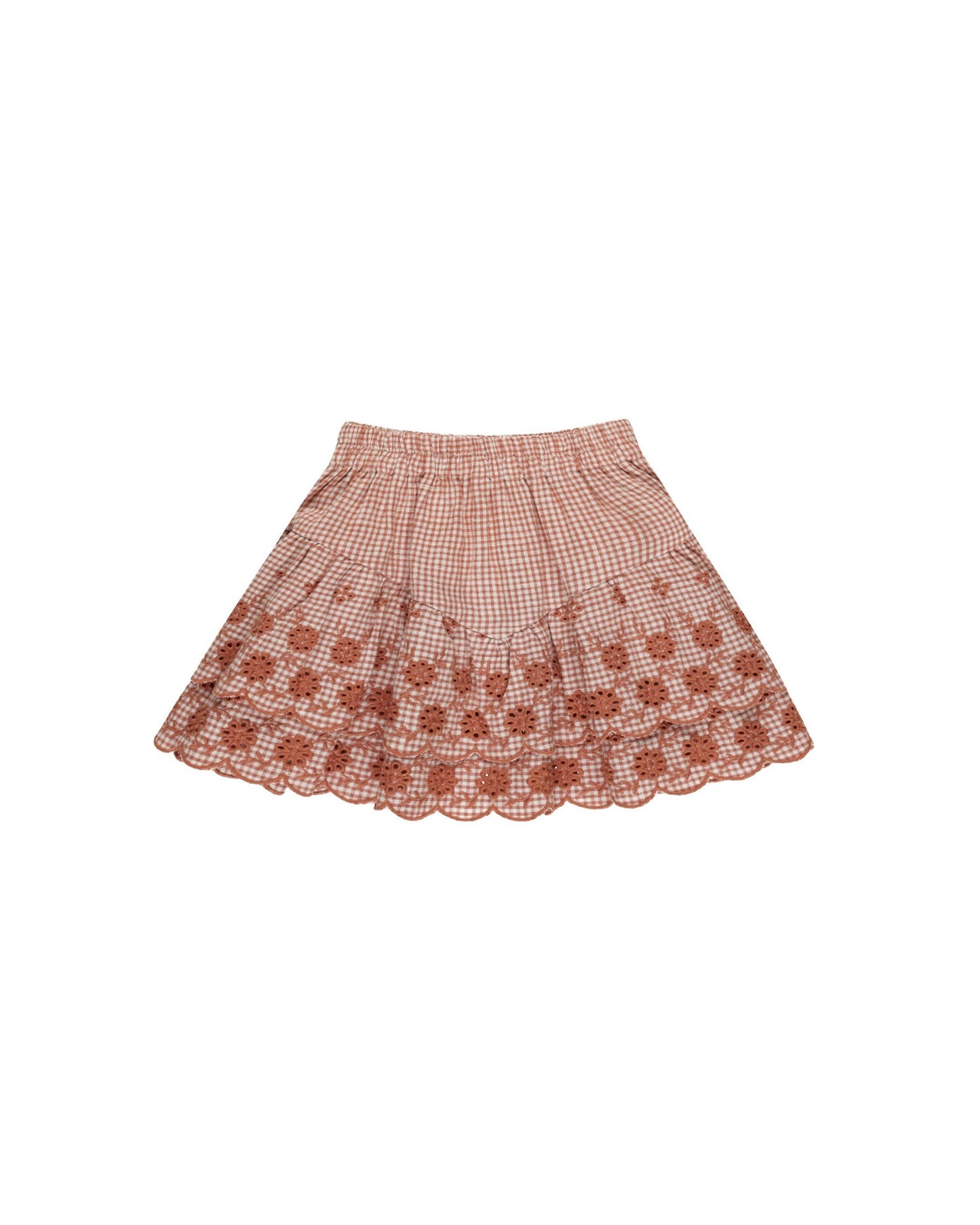 Rylee + Cru - Tween - Rose Mini Skirt - Poppy Gingham