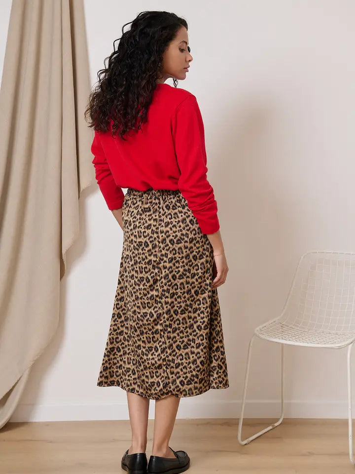 Leopard Print Skirt