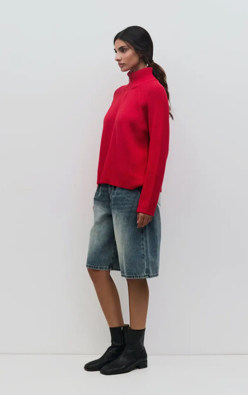 The Jules Sweater - Red