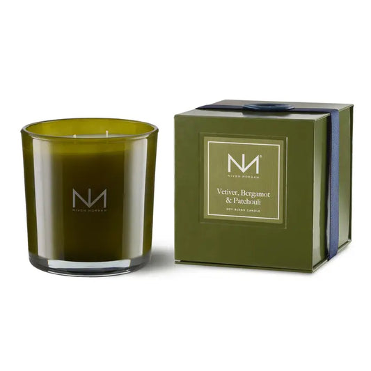 Double Wick Candle - Vetiver, Bergamot + Patchouli