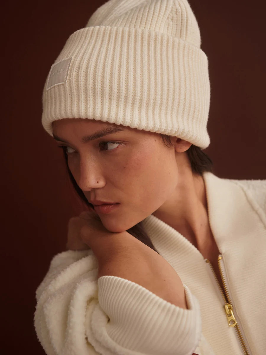 Varley - Carly Knitted Beanie - Egret