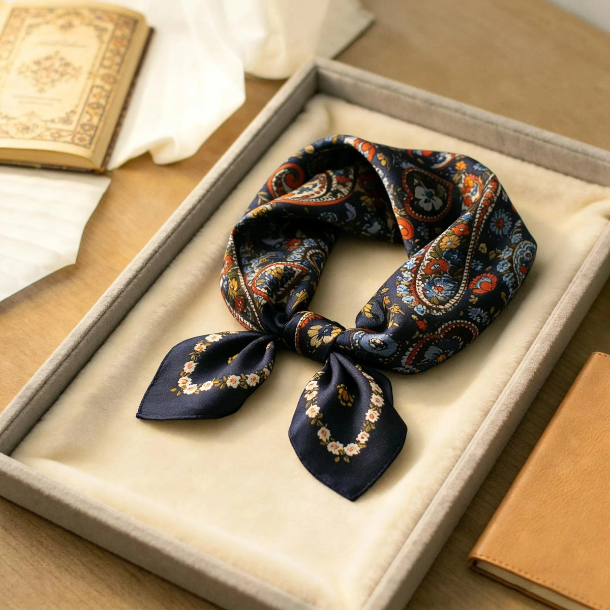 Twily Bandana Scarf - Blue