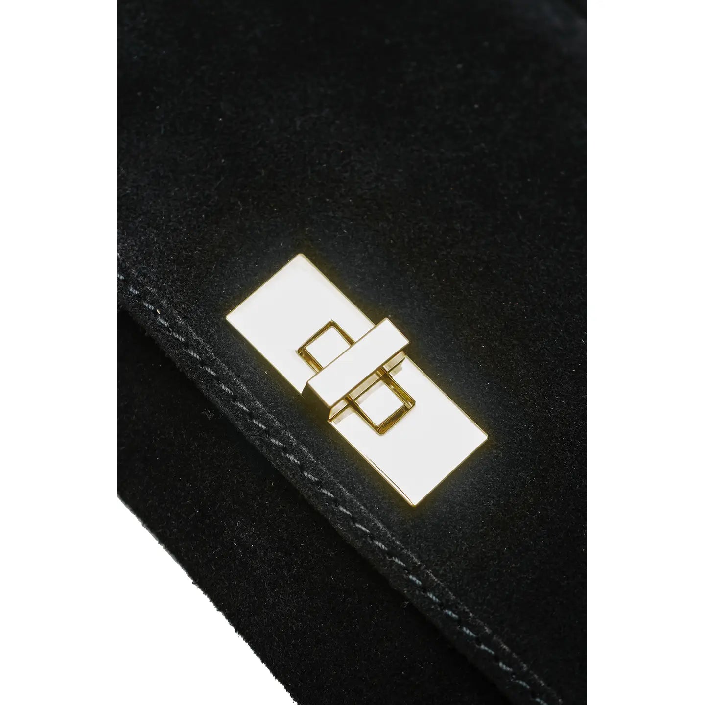 Iliane Suede Bag - Black