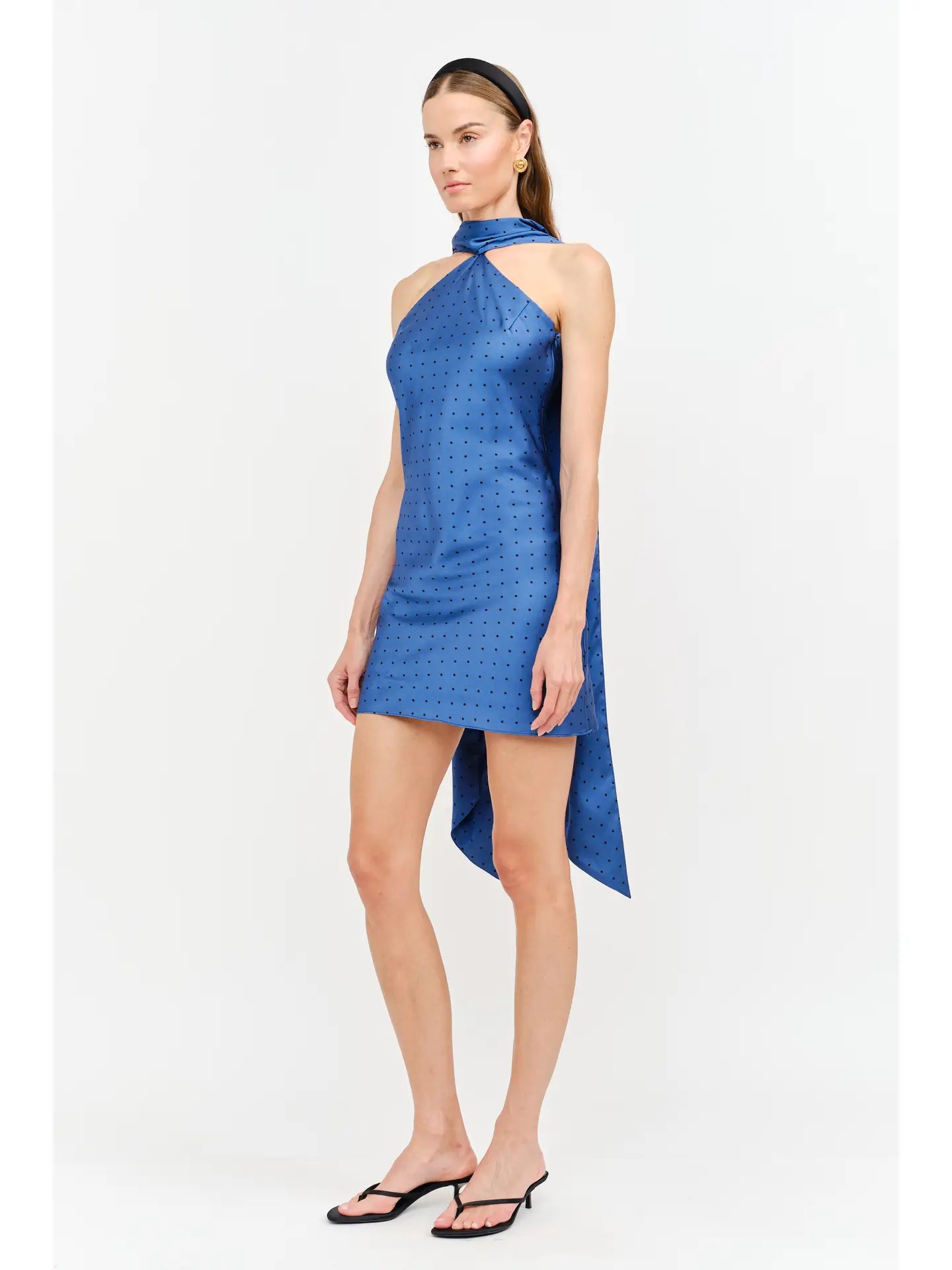 Penny Dress - Blue Polka Dot