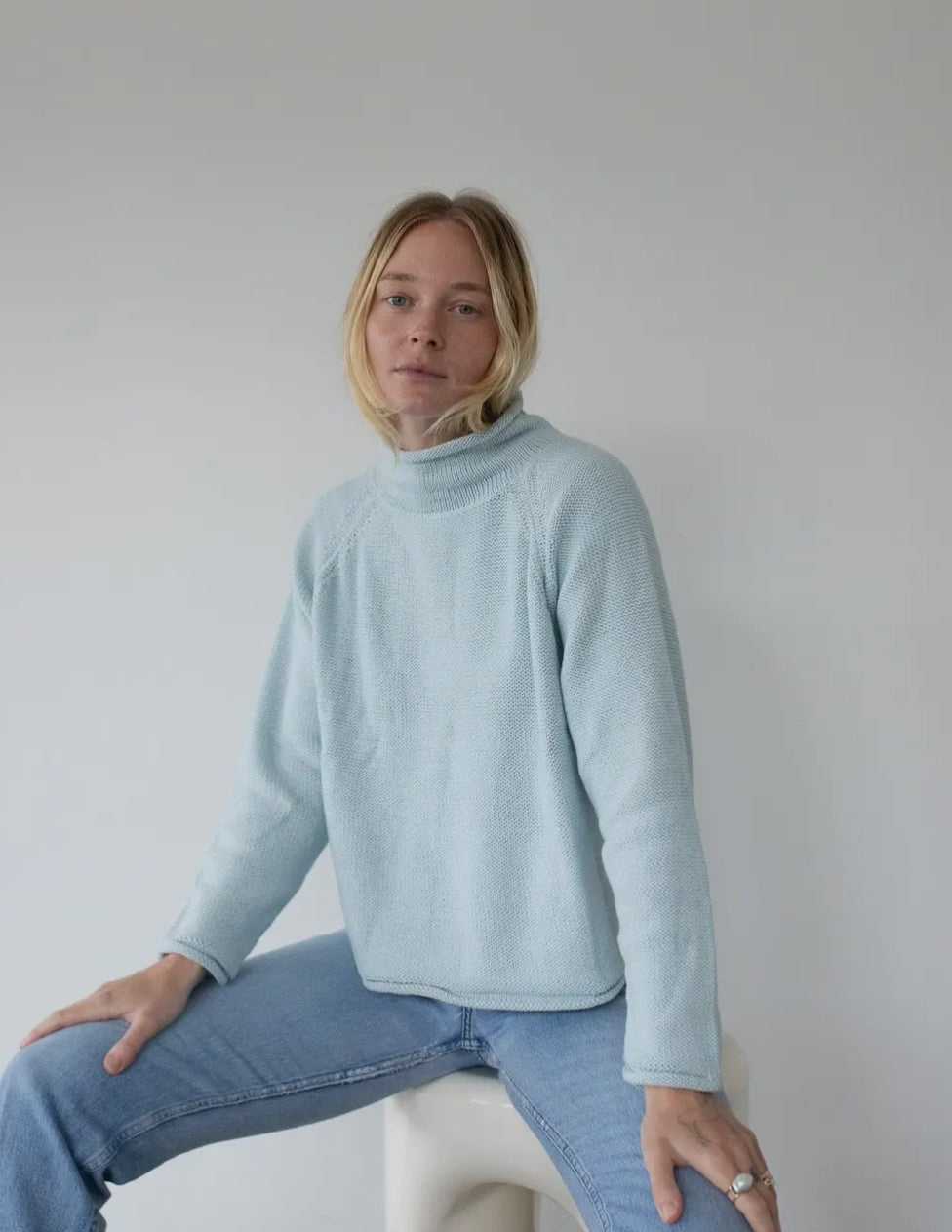 San Franciso Sweater - Baby Blue